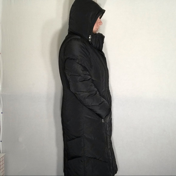 Calvin Klein Duck Down Maxi Hooded Puffer Jacket - Picture 3 of 8